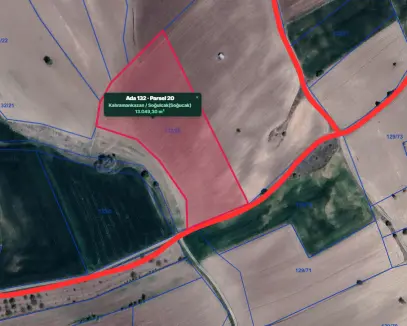 Kahramankazan Soğucak'ta 13.049 m² Yola Cephe Satılık Tarla