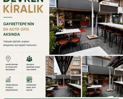 GAYRETTEPEDE DEVREN KİRALIK RESTORAN