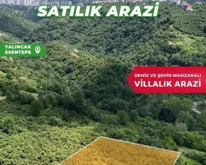 YALINCAK ESENTEPE'DE SATILIK VİLLALIK ARSA