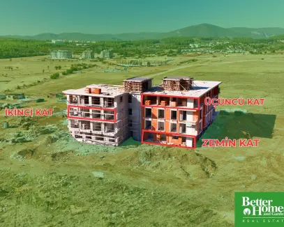 Muğla Akçaova'da 1+1 ,2+1 fırsat Daireler