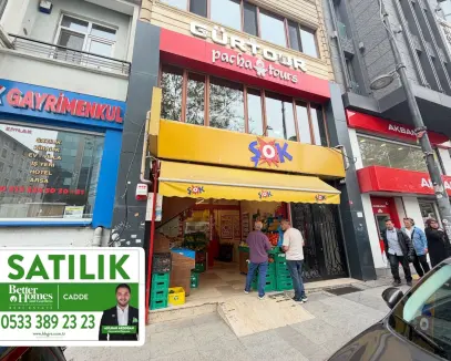 KURUMSAL KİRACILI TAKSİM HARBİYE'DE YATIRIMLIK SATILIK MAĞAZA