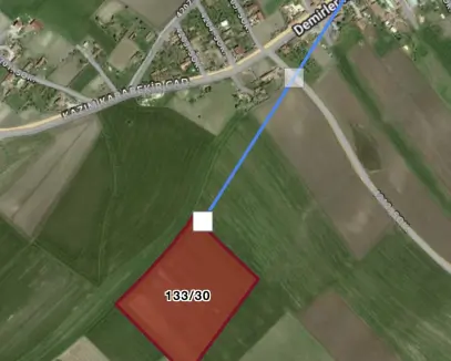 Tekirdağ Saray Demirler Köyü Tek Tapu 32.165 m2 Satılık Tarla