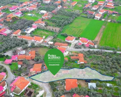 YATAĞAN BOZÜYÜK'DE İMARLI 1023 M2 SATILIK "2 KARGİR EV VE ARSA"
